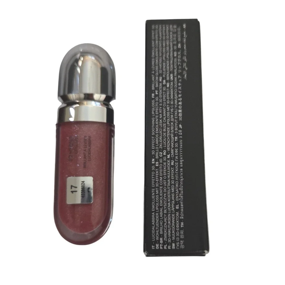 Kiko Milano 3D Hydra Lipgloss 17 Pearly Mauve Shimmer High Shine 6.5ml NIB‎